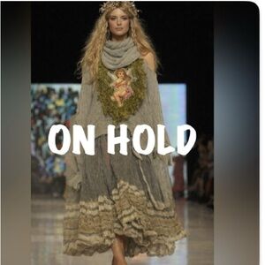 Hand Crafted Olive Lace Angel Accessory